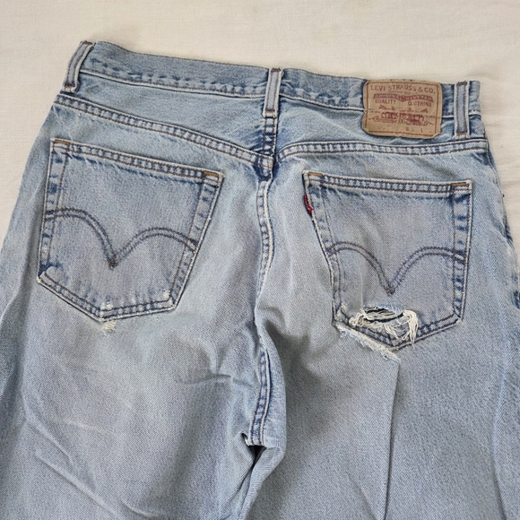 Vintage Y2k LEVI'S Men's Light Blue Jeans 33x32 33 Inch Waist 560 Fit Loose - Picture 4 of 15